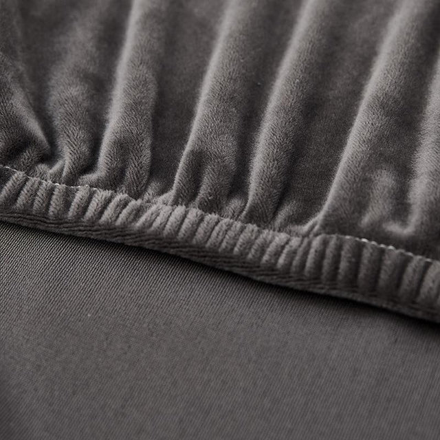Housse Coussin d'Assise Canapé Velours Crème - La Maison de la Housse®